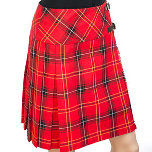 Skirt, Ladies Billie Kilt, Washable, Aberdeen F.C. Tartan
